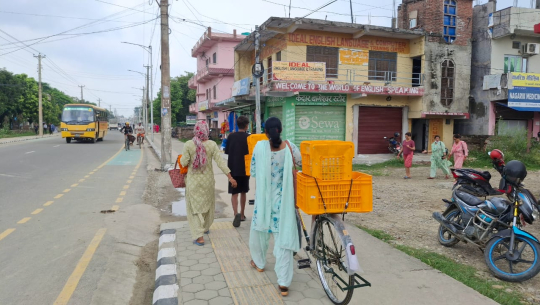 कैलालीका ३० किसानलाई तरकारी बिक्रीका लागि निःशुल्क साइकल वितरण