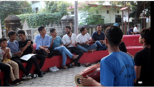 धनगढीको जेन्जी मार्गमा हरेक शनिवार भजन किर्तन गरिने 
