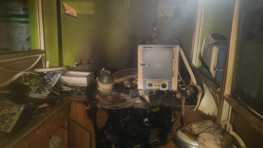 धनगढीको रुद्राक्ष डाइग्नोस्टिकमा आगलागी, करिब २ करोडको क्षति