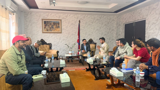 गेटामा तीन सय शय्याको अस्पताल सञ्चालन गर्न शिक्षा मन्त्री पोखरेलको ध्यानाकर्षण 