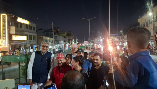 Smart streetlights inaugurated at nine wards under ‘Ujyalo Dhangadhi’ program