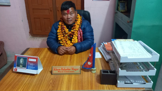 जनताको भरोसाको सारथि बन्दै खेम घर्तीमगर, विकासको उज्यालोसँगै दुःख–सुखमा पनि जनताकै साथ