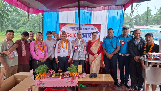 अत्तरियामा नमस्ते अत्तरिया यातायात प्रालिको सेवा शुभारम्भ
