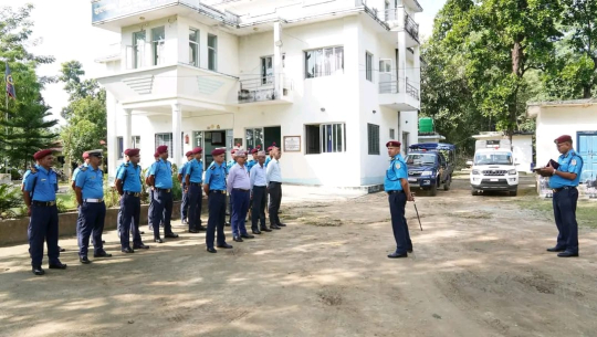 कञ्चनपुरका प्रहरी कार्यालय र सीमानाकाको एसएसपी विष्टद्वारा अनुगमन