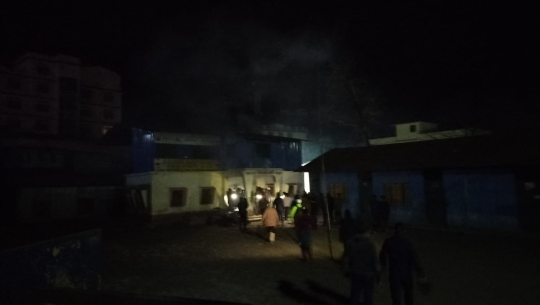 दार्चुलाको  एक बोर्डिङ स्कुलमा आगलागी