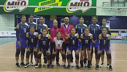 काभा यू–२० महिला भलिबल: पहिलो खेलमा श्रीलंकासँग नेपाल पराजित