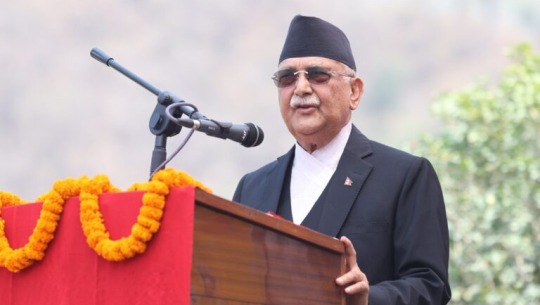 सरकार परिवर्तनको हल्ला असत्य हो, ढुक्कले काम गर्नुस्ः प्रधानमन्त्री ओली