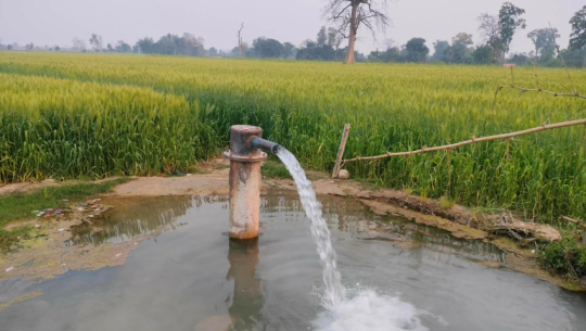 Tubewell boring installed to address irrigation shortage in Kanchanpur