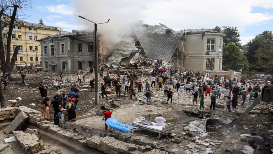  किएभमा भएको रूसी आक्रमणमा पाँच जनाको मृत्युः युक्रेन