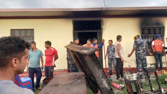 बैतडीमा माओवादी केन्द्रको पार्टी कार्यालयमा आगजनी