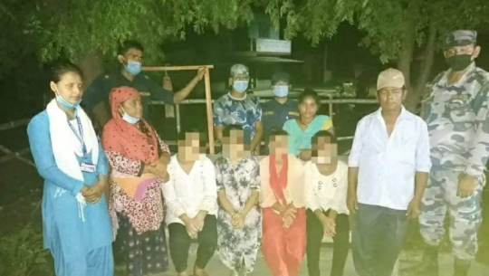 Four young women rescued by Peace Rehabilitation Center, Kanchanpur