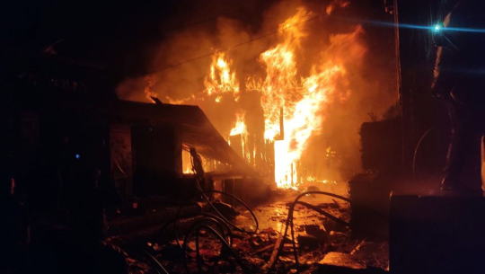 बैतडीको एक गोठमा आगलागी 