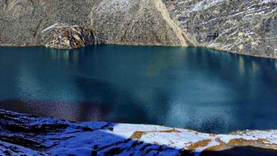 पर्यटकको आकर्षक केन्द्र बन्दै जुम्लाको ‘आकासे ताल’