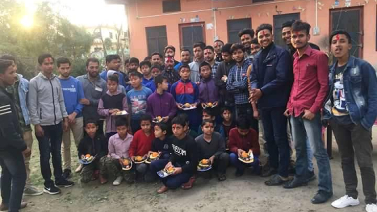 आमाको छात्रावासमा बोहराले मनाए जन्मदिन