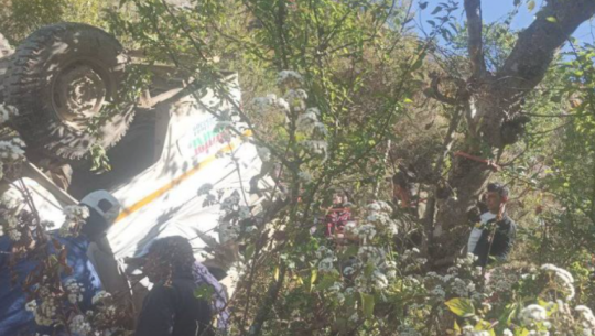 One dead, 11 injured in a jeep accident in Baitadi