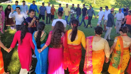 विदेशमा पनि गौराको रौनक (फोटो र भिडियो)