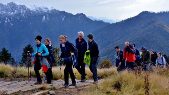 अन्नपूर्ण क्षेत्रमा विदेशी पर्यटक: व्यवसायी उत्साहित