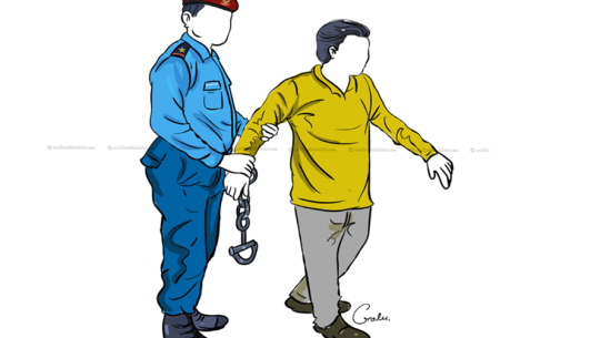 बाँधेर पत्नीको खुट्टा काट्ने विश्वनाथ पक्राउ