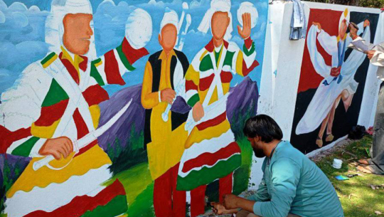 महेन्द्रनगरमा संस्कृति झल्किने ‘चित्रकला’
