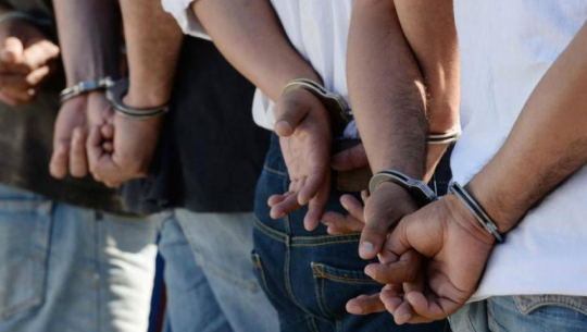 Three held on charge of gang rape