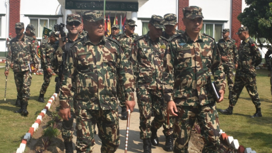 सुदूरपश्चिम भ्रमण गरेर  काठमाडौँ फर्किए प्रधानसेनापति 