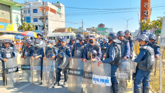 कैलालीमा एक हजार प्रहरी परिचालन, जिल्लाभर सुरक्षा व्यवस्था कडा