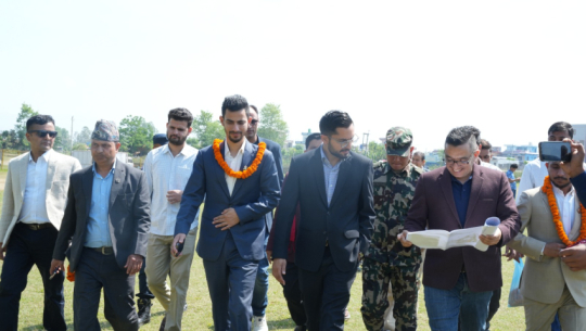 'FAPLA Cricket Stadium' to be promoted as national pride project, says Minister Pokharel