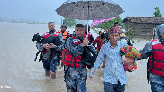 200 flood-displaced families of Belauri return to their homes