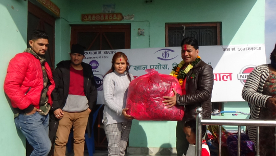 धनगढी– ३ का अध्यक्ष ऐरद्वारा जन्मदिनको अवसरमा दृष्टी फाउण्डेसनलाई सहयोग