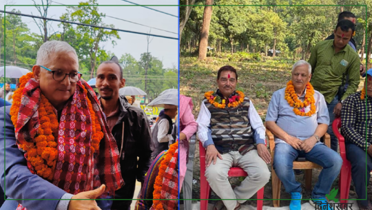 कैलाली–४ः पुरानै एजेन्डा बोकेर मतदाता रिझाउँदै पूर्वमन्त्री भट्ट 