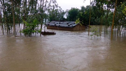 Bhajani and Basti of Joshipur flooded