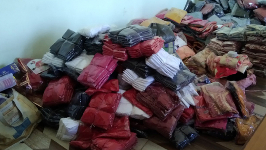 दार्चुलाबाट भन्सार छलीका कपडा बरामद     