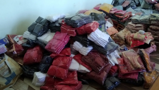 Clothes worth Rs 50,000 seized in Dhangadhi