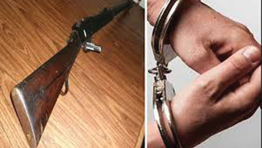 अछाममा भरुवा बन्दुकसहित एक जना पक्राउ