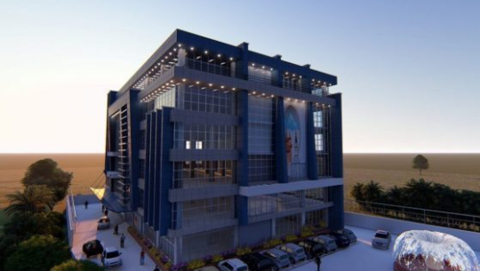 धनगढीमा निर्माण हुने भाटभटेनीको भवन डिजाइन ।