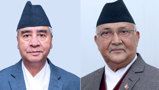 देउवा र ओलीबीच बालकोटमा भेटवार्ता