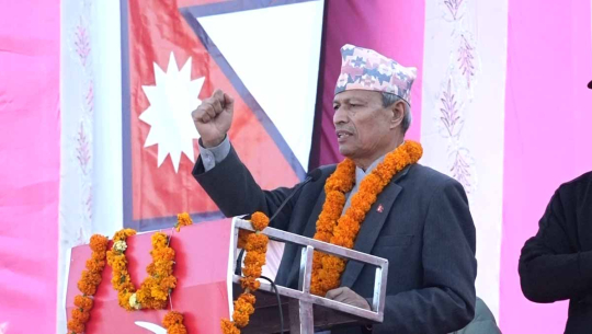 प्रमुख शक्ति भएर देशको नेतृत्व छौंः नेता रावल