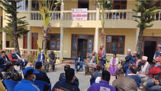 भूमिसम्बन्धी आयोग डोटीका पदाधिकारीद्वारा पदभार ग्रहण