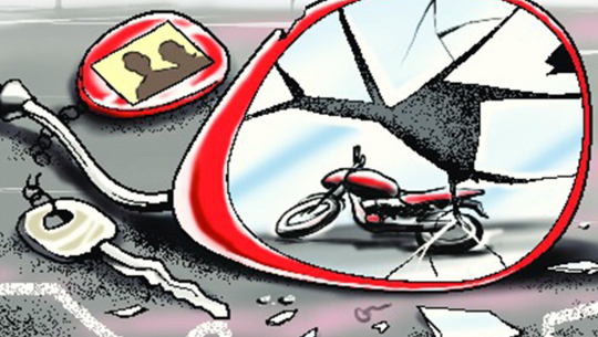 कैलालीमा काठको पुलबाट मोटरसाईकल खस्दा दुई जना गम्भिर घाईते