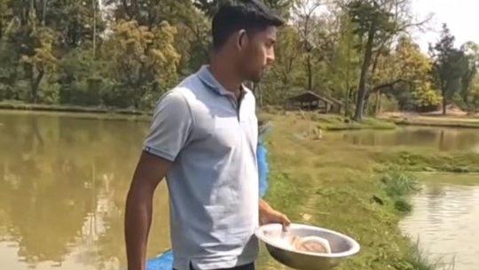 विदेश नगई माछापालनमा रमाएका घोडाघोडीका विनोद