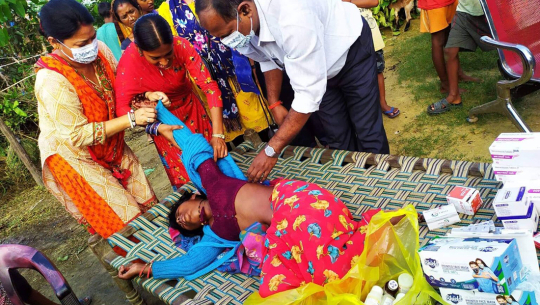 दुर्गापुजाको भोज खाएपछि गाउँभर झाडापखालाको प्रकोप, ७५ जना बिरामी