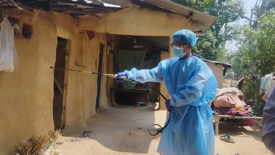 Pesticide spraying campaign launched in Kailali to control malaria and kala-azar