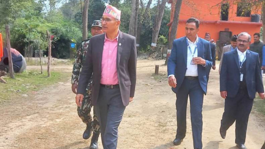 Finance Minister Bishnu Paudel in Dhangadhi to start 'Mission Grassroot'
