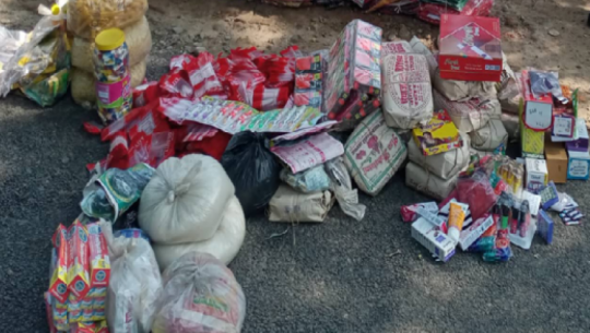 कञ्चनपुरमा १ लाख मुल्यको अबैध सामान बरामद