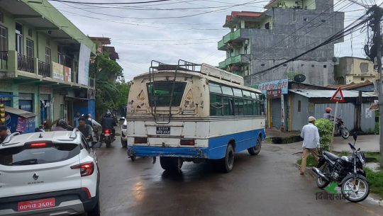 Road leading to Dhangadhi bus park too narrow