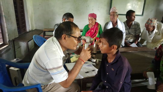 धनगढीको जुगेडमा नि:शुल्क आँखा शिविर सम्पन्न