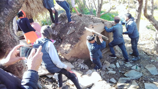 अछाममा २५ दिनमा २ हजार तीन सय छाउ गोठ भत्काईए