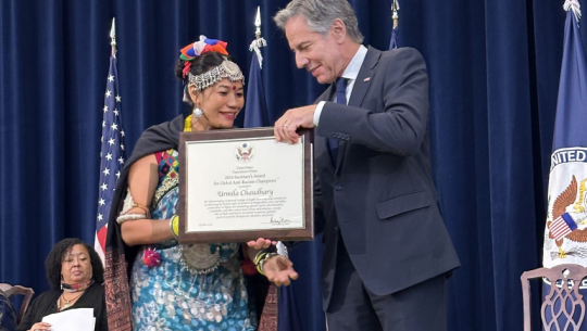 Activist Chaudhari honoured with 'Global Anti Racism Championship Award' in USA