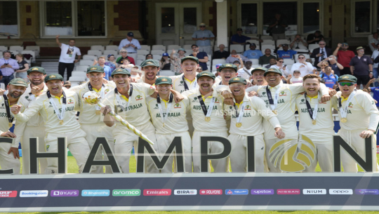 भारतलाई दुई सय नौ रनले हराउँदै अस्ट्रेलिया बन्यो विश्व टेस्टको च्याम्पियनसिप