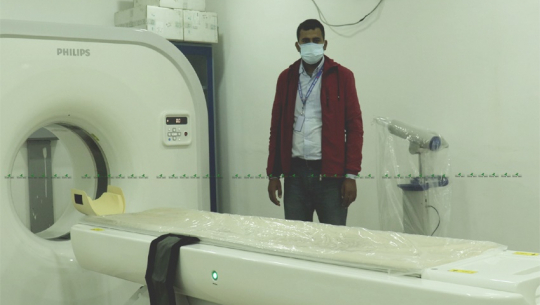 CT scan machine installed in Dadeldhura Hospital
